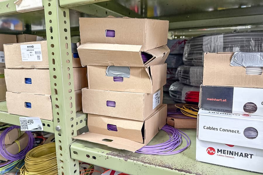 5 Packungen Aderleitungen Miviko H07V-U 1X1,5VI